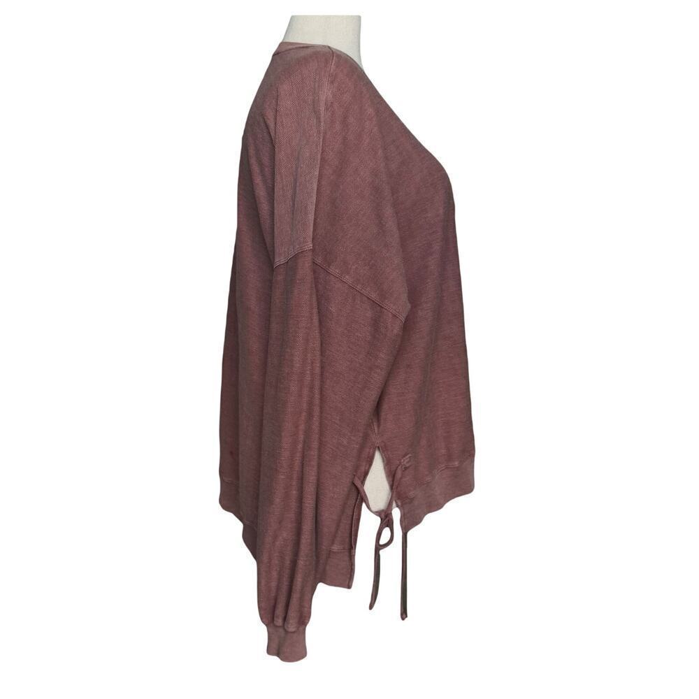Women's Sonoma Goods For Life® Side Tie Sweatshirt | Color Rust | Women’s XXL - Picture 2 of 6